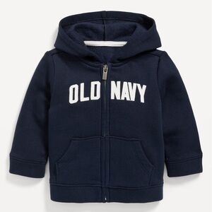 Old Navy logo zip hoodie (baby) 6-12 months